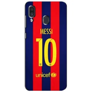 Чехлы Месси для Samsung Galaxy A30 2019 (A305F) (AlphaPrint) (Messi Barca 10)