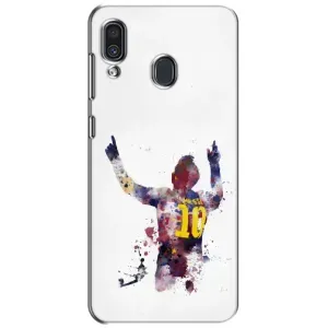 Чехлы Месси для Samsung Galaxy A30 2019 (A305F) (AlphaPrint) (Messi Barca)
