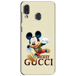 Чехол Disney Mouse Samsung Galaxy A30 2019 (A305F) (PREMIUMPrint) (Mikki Gucci)