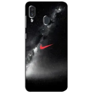 Чохол для Samsung Galaxy A30 2019 (A305F) - з принтом Найк (AlphaPrint) (Найк червоний)