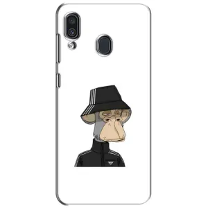 Чехлы с Обезьянами NFT для Samsung Galaxy A30 2019 (A305F) (AlphaPrint) (обезьяна NFT Adidas)