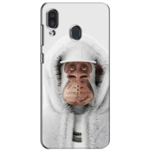 Чехлы с Обезьянами NFT для Samsung Galaxy A30 2019 (A305F) (AlphaPrint) (обезьяна NFT в тату)
