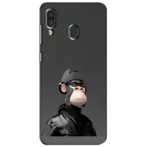 Чехлы с Обезьянами NFT для Samsung Galaxy A30 2019 (A305F) (AlphaPrint) (стильная обезьяна NFT)