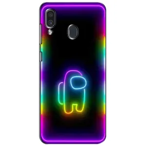 Чехол Амонг Ас для Samsung Galaxy A30 2019 (A305F) (AlphaPrint) (Яркий скин)