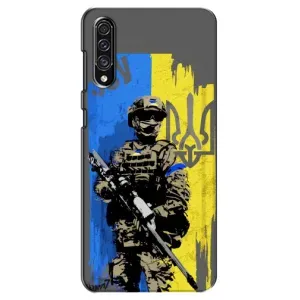 Чехлы с картинкой ЗСУ для Samsung Galaxy A30s (A307) (AlphaPrint) (АРТ солдат)