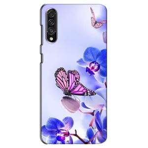 Чехлы с Цветами для Samsung Galaxy A30s (A307) (VPrint) (Бабочка на цветочке)