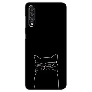 Чохол з малюнком кіт на Samsung Galaxy A30s (A307) (Байдужий кіт)