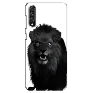 Чохли з картинкою животних Samsung Galaxy A30s (A307) (Чорний ЛЕВ)
