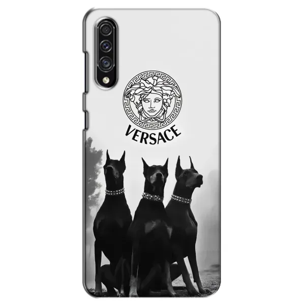 Чохол з принтом «Доберман Версаче» для Samsung Galaxy A30s (A307)