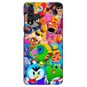 Чехол для Samsung Galaxy A30s (A307) Бравл Старс (VPrint) (Герої Бравл Старс)