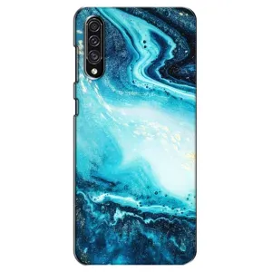 Мраморний чехол на Samsung Galaxy A30s (A307) (VPrint) (Блакитний мрамор)