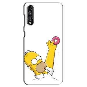 Чjхол з Сімпсонами для Samsung Galaxy A30s (A307) (VPrint) (Гомер з пончиком)