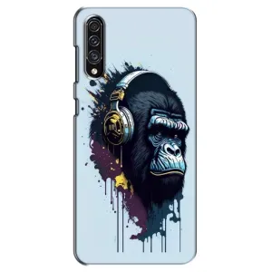 Чохол з Мавпами Samsung Galaxy A30s (A307) - (AlphaPrint) (Горила в навушниках)