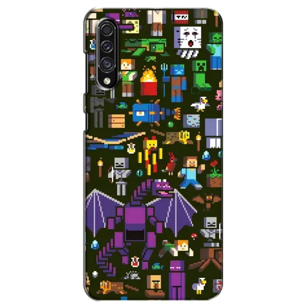 Чехол с принтом «Коллаж Майнкрафт» для Samsung Galaxy A30s (A307) Чехол с принтом «Коллаж Майнкрафт» для Samsung Galaxy A30s (A307)