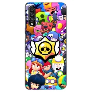 Чехол для Samsung Galaxy A30s (A307) Бравл Старс (VPrint) (Лого Brawl Stars)