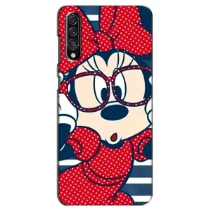 Эксклюзивный чехол для Samsung Galaxy A30s (A307) (AlphaPrint - Мультяшные) (Маус в очках)