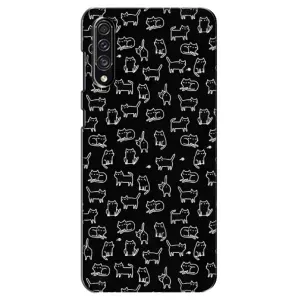 Чохол з принтом для Samsung Galaxy A30s (A307) (AlphaPrint) Модні коти (Маленькі котики)