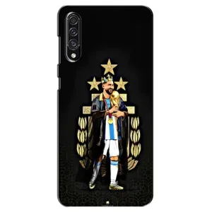 Чехлы для Samsung Galaxy A30s (A307) (Leo чемпион) (AlphaPrint) (Месси Король)