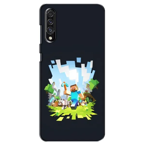 Чехол с принтом «персонажи Minecraft» для Samsung Galaxy A30s (A307) Чехол с принтом «персонажи Minecraft» для Samsung Galaxy A30s (A307)