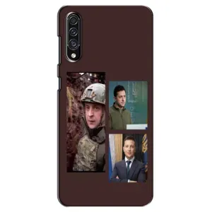 Чохол для Samsung Galaxy A30s (A307) (AlphaPrint - с принтом Зеленського) (Президент)