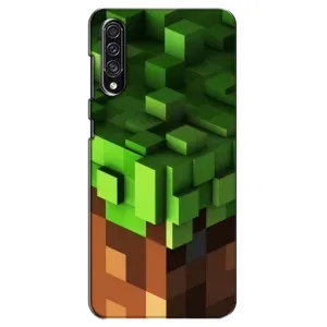 Чехол Майнкрафт на Samsung Galaxy A30s (A307) (AlphaPrint) Minecraft (текстура Майнкрафт)