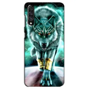 Захисні чохли для Самсунг Галаксі А30с (А307) (AlphaPrint) (ХІТ продаж) ВОВК (Яскравий вовк)