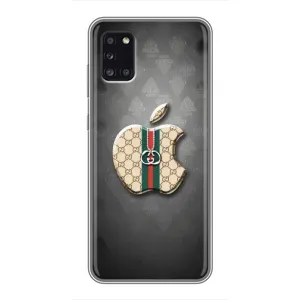 Чехлы ГУЧЧИ для Самсунг А31 (AlphaPrint) (Apple gucci)