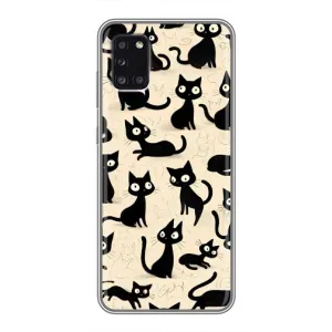 Чохол з малюнком кіт на Samsung Galaxy A31 (A315) (Чорні коти)