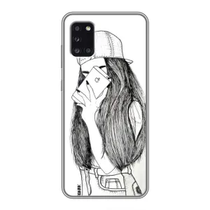 Чохол з друком для Samsung Galaxy A31 (A315) - (Мода) (AlphaPrint) (Фото дівчини)