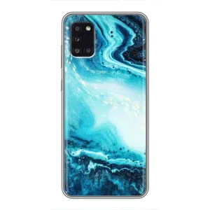 Мраморний чехол на Samsung Galaxy A31 (A315) (VPrint) (Блакитний мрамор)