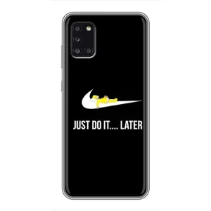 Чехол с Симпсонами для Samsung Galaxy A31 (A315) (VPrint) (Гомер Later)