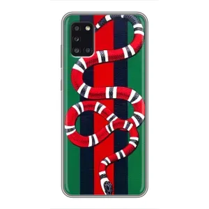 Чехлы ГУЧЧИ для Самсунг А31 (AlphaPrint) (Gucci змия)