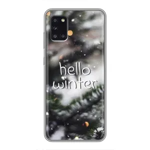 Новорічні, Святкові Чохли для Samsung Galaxy A31 (A315) - 2024 год (Hello winter)