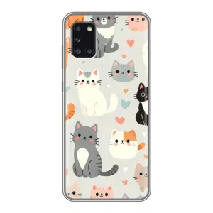 Чохол з малюнком кіт на Samsung Galaxy A31 (A315) (Колаж котів)
