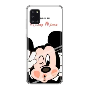 Эксклюзивный чехол для Samsung Galaxy A31 (A315) (AlphaPrint - Мультяшные) (Маус Микки)