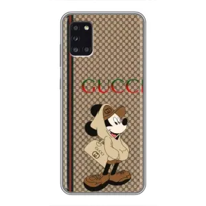 Чехлы ГУЧЧИ для Самсунг А31 (AlphaPrint) (Mickey GUCCI)