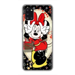 Чехол Disney Mouse Samsung Galaxy A31 (A315) (PREMIUMPrint) (Минни peace)