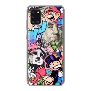 Чохли з крутими принтами для Samsung Galaxy A31 (A315) - (PREMIUMPrint) (Monopoly man)