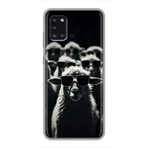 Чохол з принтом стильні тварини для Samsung Galaxy A31 (A315) (Овечка в окулярах)
