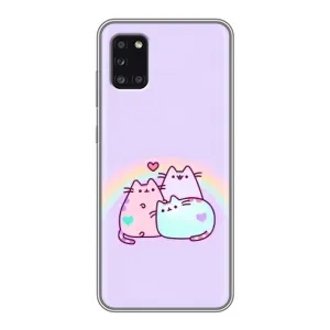 Чохол на Samsung Galaxy A31 (A315) з Котиками (VPrint) (Радужний котик)