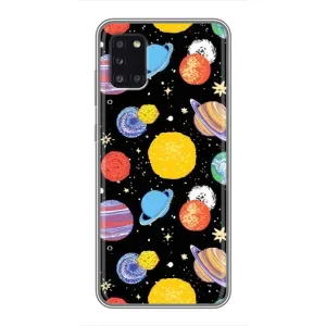 Космічні Чохли для Samsung Galaxy A31 (A315) (VPrint) (Намальовані планети)