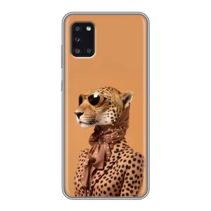 Чохол з принтом стильні тварини для Samsung Galaxy A31 (A315) (Стильний леопард)