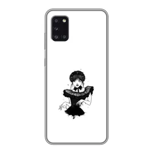 Чехлы Венсдей на Samsung Galaxy A31 (A315) Уэнсдей (AlphaPrint) (танец Уэнздей)
