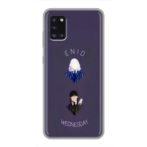 Чехлы Венсдей на Samsung Galaxy A31 (A315) Уэнсдей (AlphaPrint) (Уэнздей и подруга)