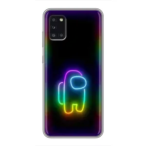 Чехол Амонг Ас для Samsung Galaxy A31 (A315) (AlphaPrint) (Яркий скин)
