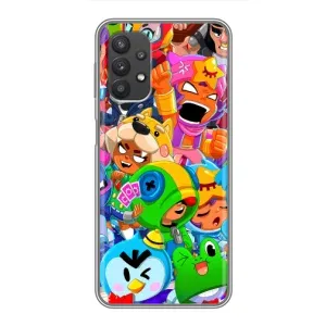 Чехол для Samsung Galaxy A32 (5G) Бравл Старс (VPrint) (Герої Бравл Старс)