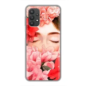 Чехлы (ART) Цветы на Samsung Galaxy A32 (5G) (VPrint) (Очі в квітах)