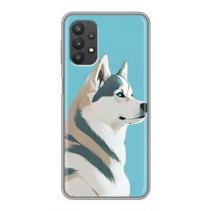 Чохол з Хаскі Samsung Galaxy A32 (5G) - (AlphaPrint) (Хаскі арт)