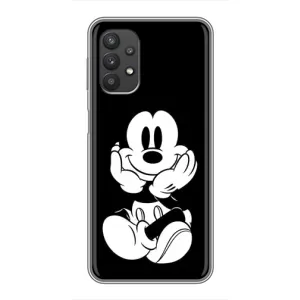 Міккі Маус чохол для Samsung Galaxy A32 (5G) (AlphaPrint - Мультяшні) (Маус на чорному)