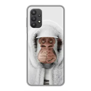Чехлы с Обезьянами NFT для Samsung Galaxy A32 (5G) (AlphaPrint) (обезьяна NFT в тату)